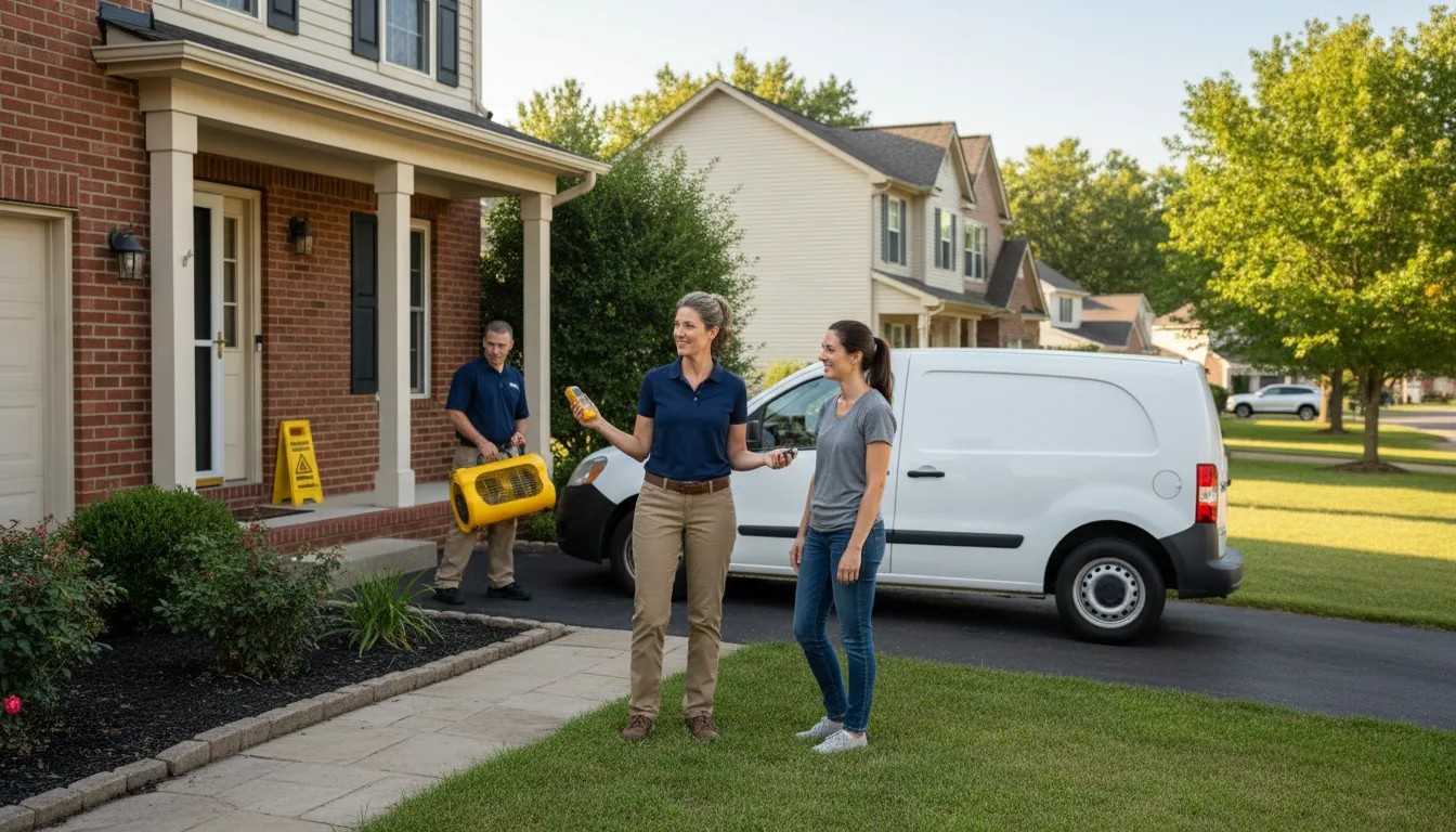 Residential water damage restoration in Covington, WA